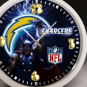 Charger football team clock